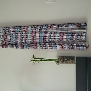 Tribal print maxi skirt, Size S